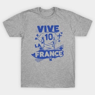 Vintage French Football // Retro Grunge France Soccer // Vive la France T-Shirt